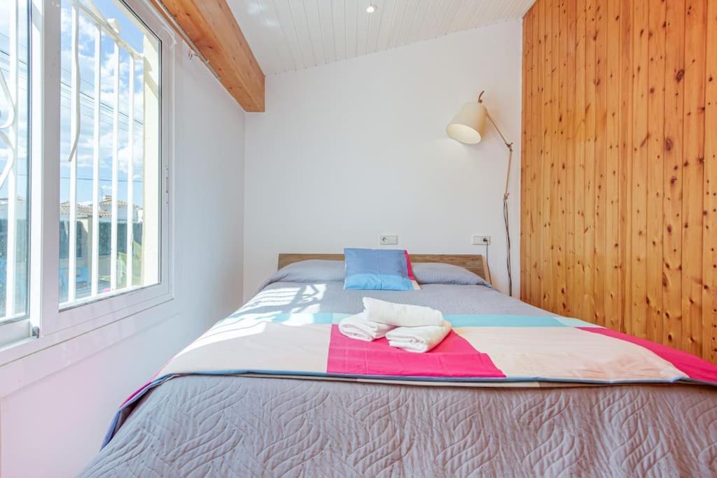 S46-Casa De Vacaciones Climatizada Con Piscina, En El Centro Junto Al Mar, Barbacoa Y Wiifi إمبوريابرافا المظهر الخارجي الصورة